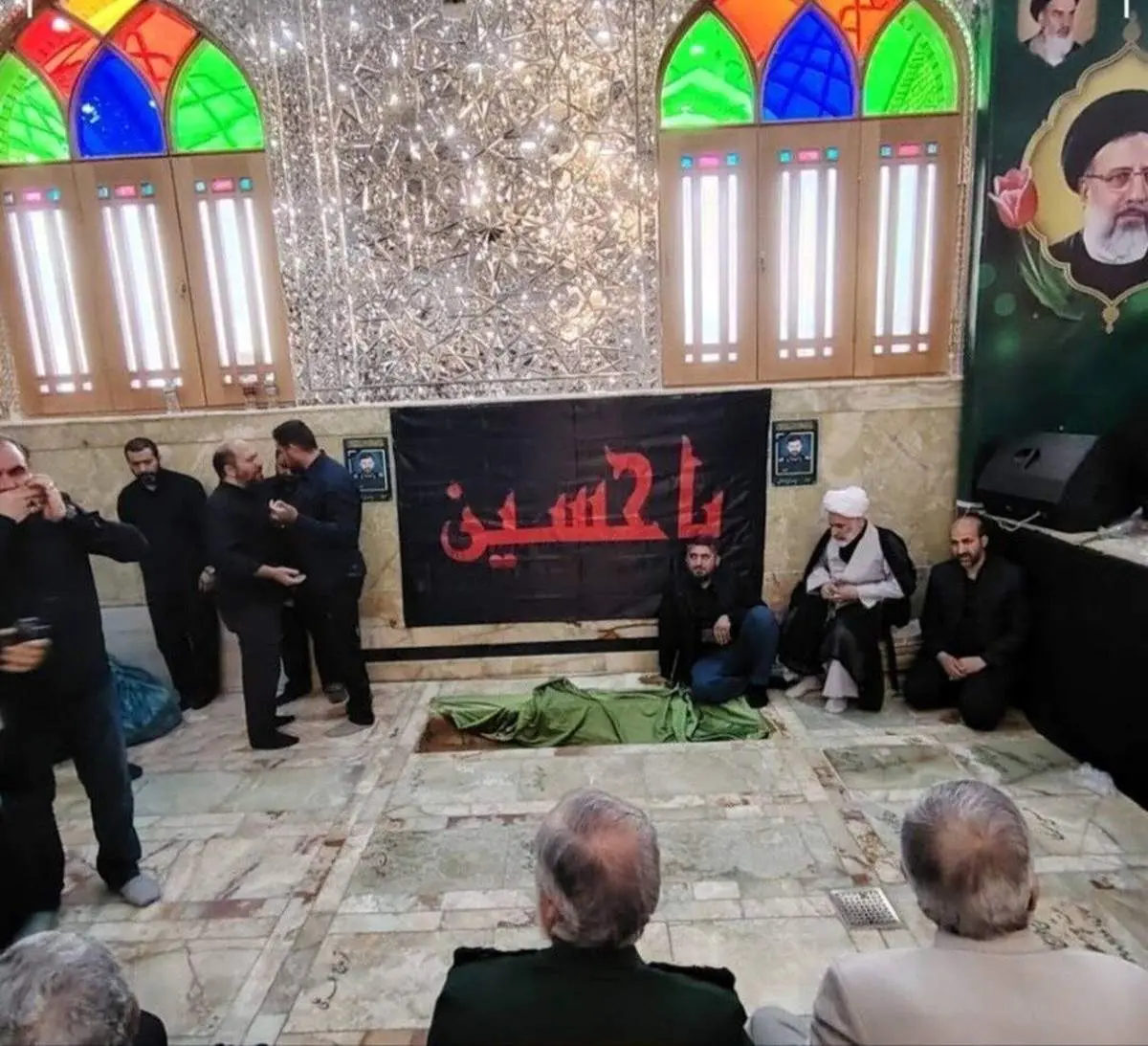 اولین تصویر از محل خاکسپاری سر تیم حفاظت رئیس جمهور/ عکس