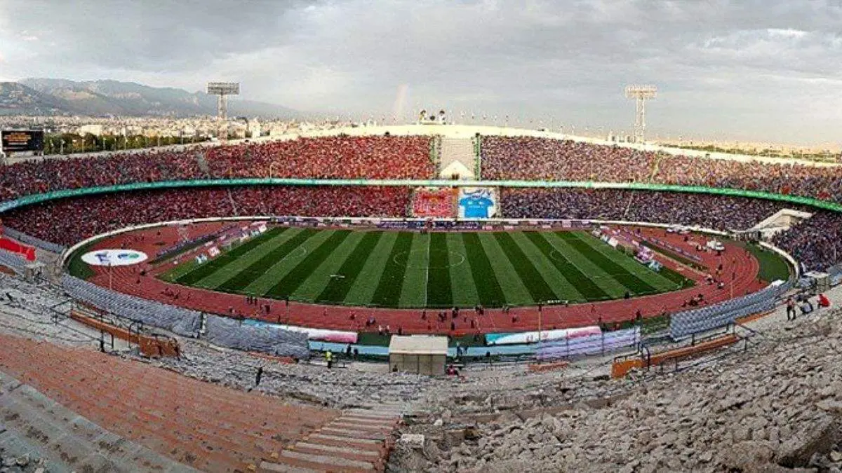 گاف پیمان یوسفی در آغاز دربی