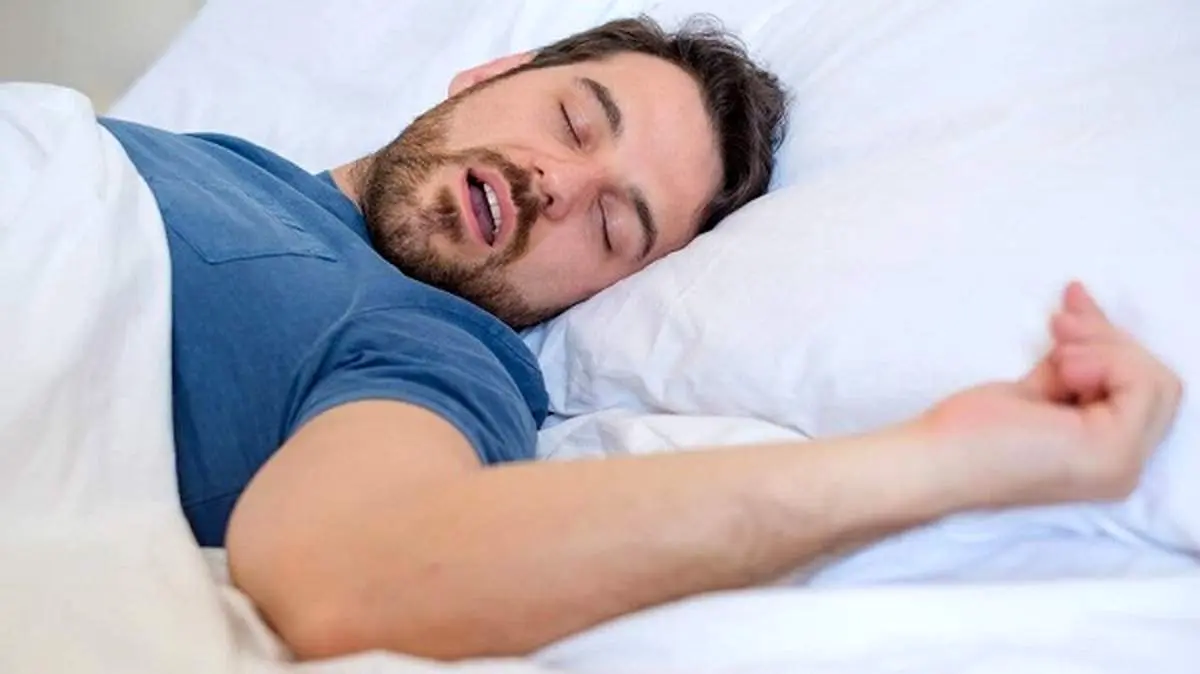 چرا موقع خواب آب از دهان می ریزد ؟