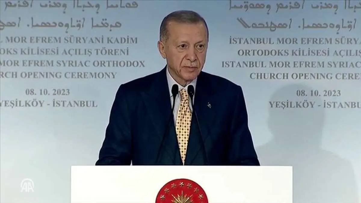 اردوغان: صلح در منطقه زمانی محقق می‌شود که راهکار دو دولتی اجرا شود