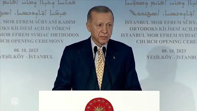 اردوغان: صلح در منطقه زمانی محقق می‌شود که راهکار دو دولتی اجرا شود