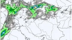 آغاز بارش ها از شنبه (۲۴ آبان) در کردستان، کرمانشاه و آذربایجان