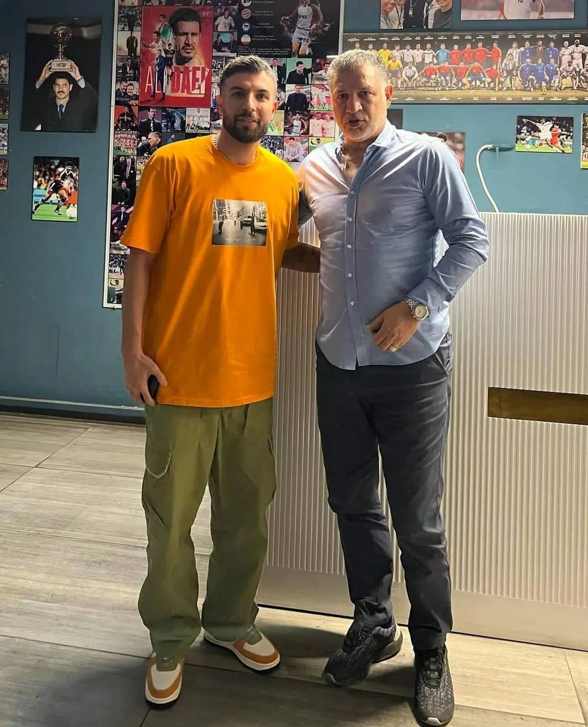 ملاقات علی دایی با پسر کیروش!