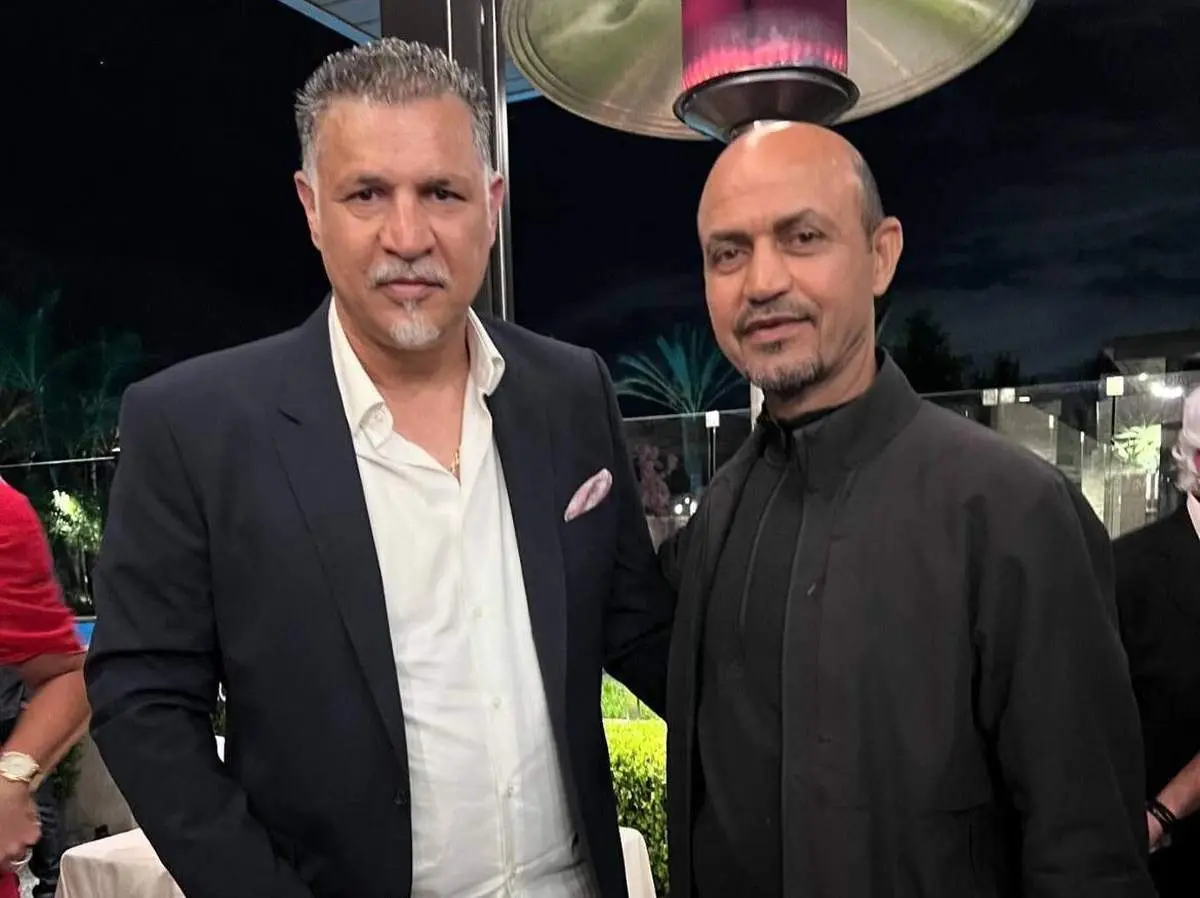 عکس‌/ ملاقات علی دایی با یک دوست قدیمی در آمریکا