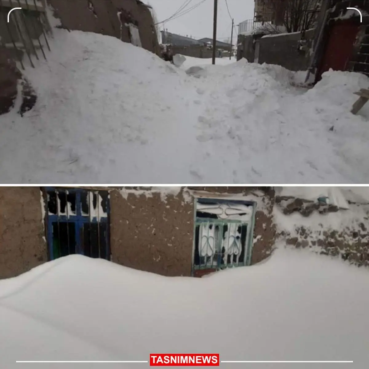 بارش برف شدید و طوفان در این مناطق کشور/ اردبیل ۱۸- و تهران ۳-