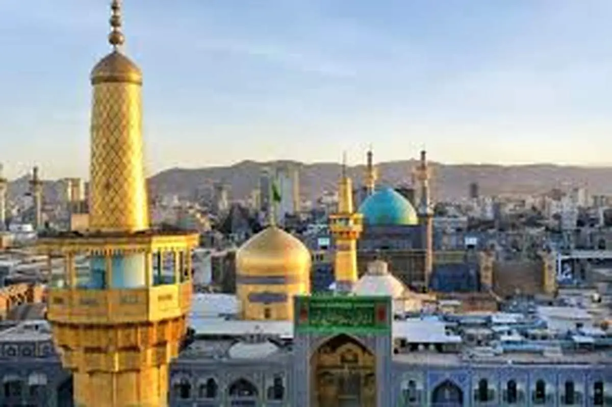 ببینید | حرم امام رضا (ع) در گردوغبار مشهد ناپدید شد