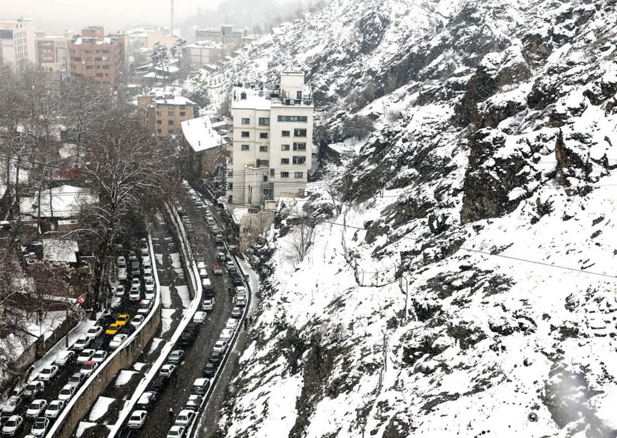 بارش برف شدید و سرما از فردا یکشنبه 5 اسفند در این مناطق تهران