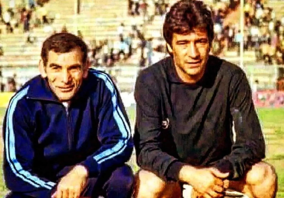 عکس تاریخی دروازهبانان استقلال و پرسپولیس در کنار هم