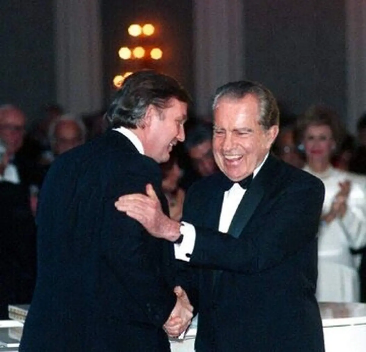 ترامپ شریک ریچارد نیکسون شد 