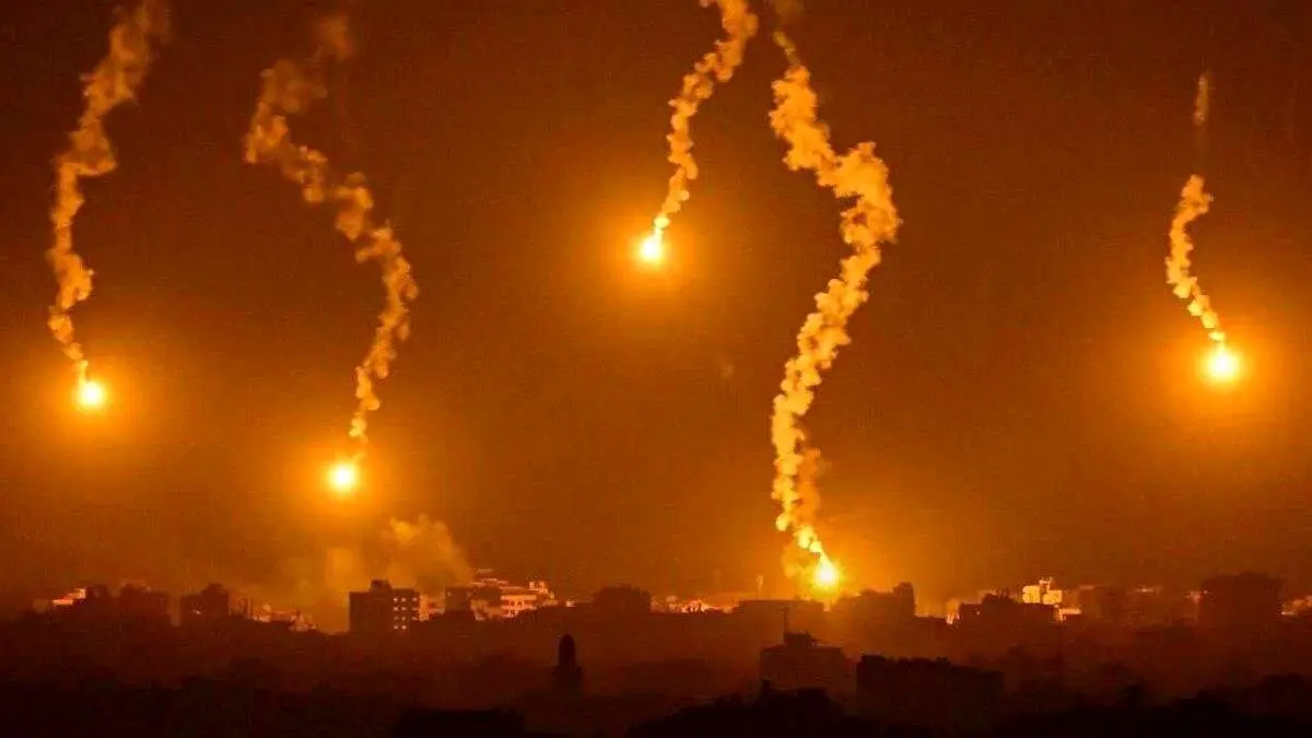 حمله فسفری اسرائیل به غزه/ ببینید