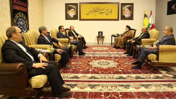 وزیرخارجه ایران با دبیرکل حزب الله لبنان در بیروت دیدار کرد
