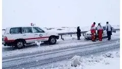 بارش برف ۲ مسیر را مسدود کرد/ مسافران بخوانند