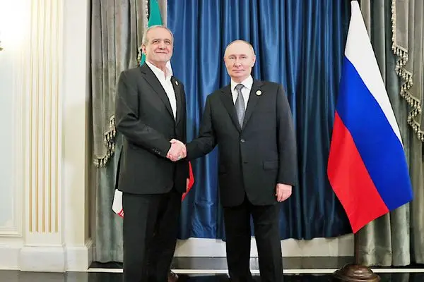 دیدار پوتین و پزشکیان در شانگهای