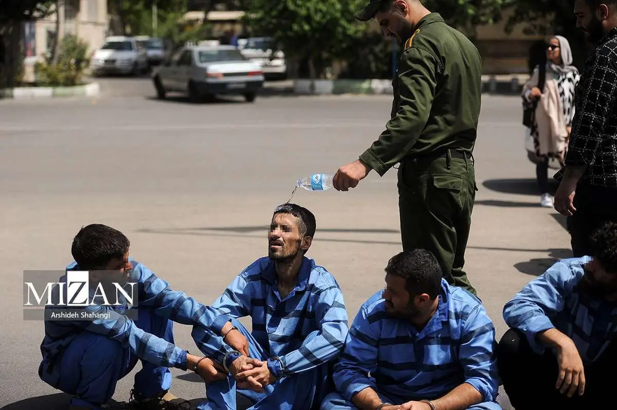 تصویر خنک کردن متهمان در تهران پربازدید شد/ عکس