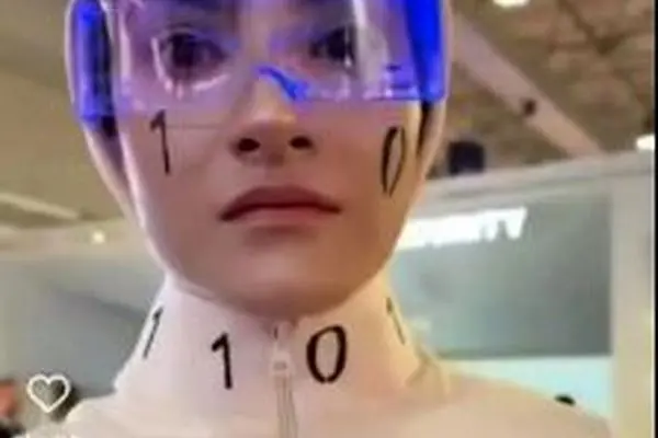 از دیدن خانم ربات در نمایشگاه کیش اینوکس شاخ درمی‌آورید!/ ببینید