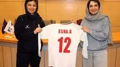 تقدیر تیم ملی فوتسال بانوان از حضور الیکا عبدالرزاقی