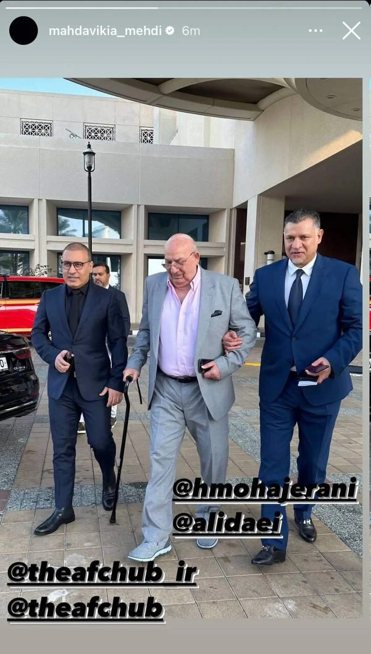 عکس دایی ، مهاجرانی و مهدوی کنی در قطر