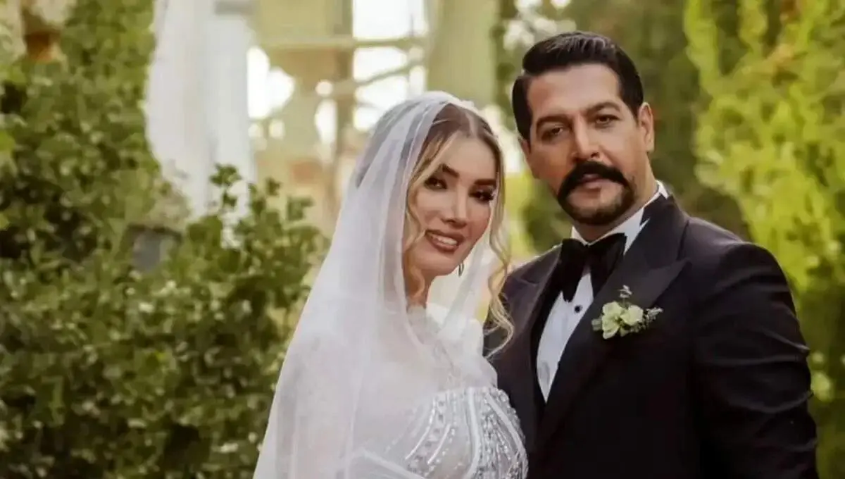 جواهرات رویایی متین ستوده در شب عروسی، همه را خیره کرد!/ عکس