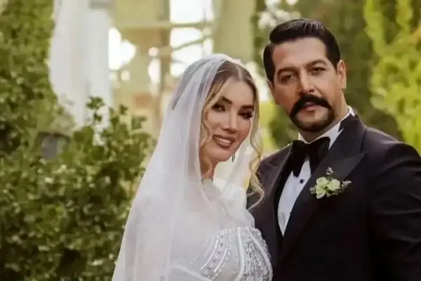 جواهرات رویایی متین ستوده در شب عروسی، همه را خیره کرد!/ عکس