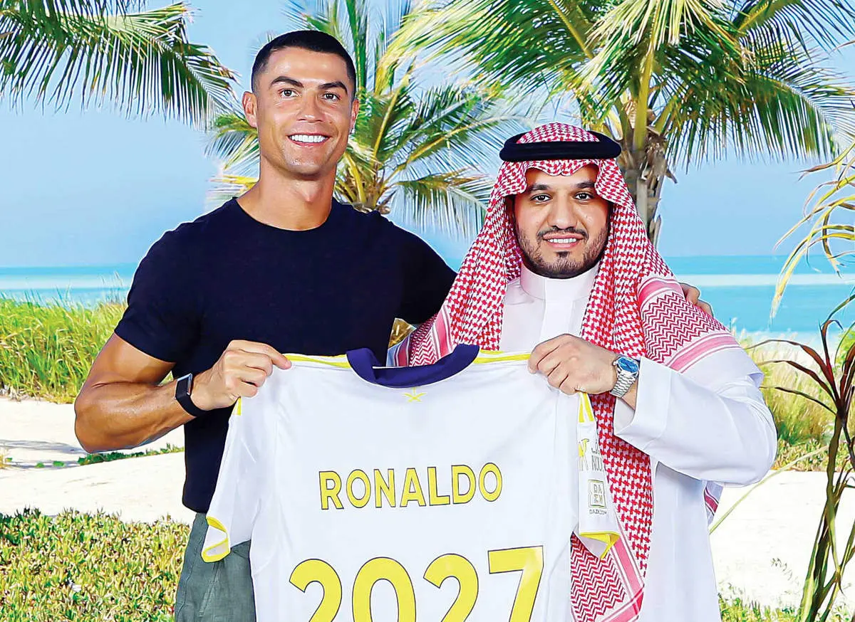 کریستیانو رونالدو در قرارداد جدیدش عربستان را به دست آورد!