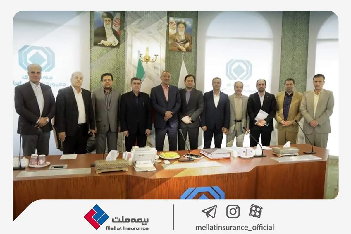 مدیرعامل و اعضای هیات مدیره بیمه ملت با رئیسکل بیمه مرکزی دیدار کردند/ تاکید استاد هاشمی بر ثبات مدیریتی و تعامل با ذینفعان در شرکتهای بیمه