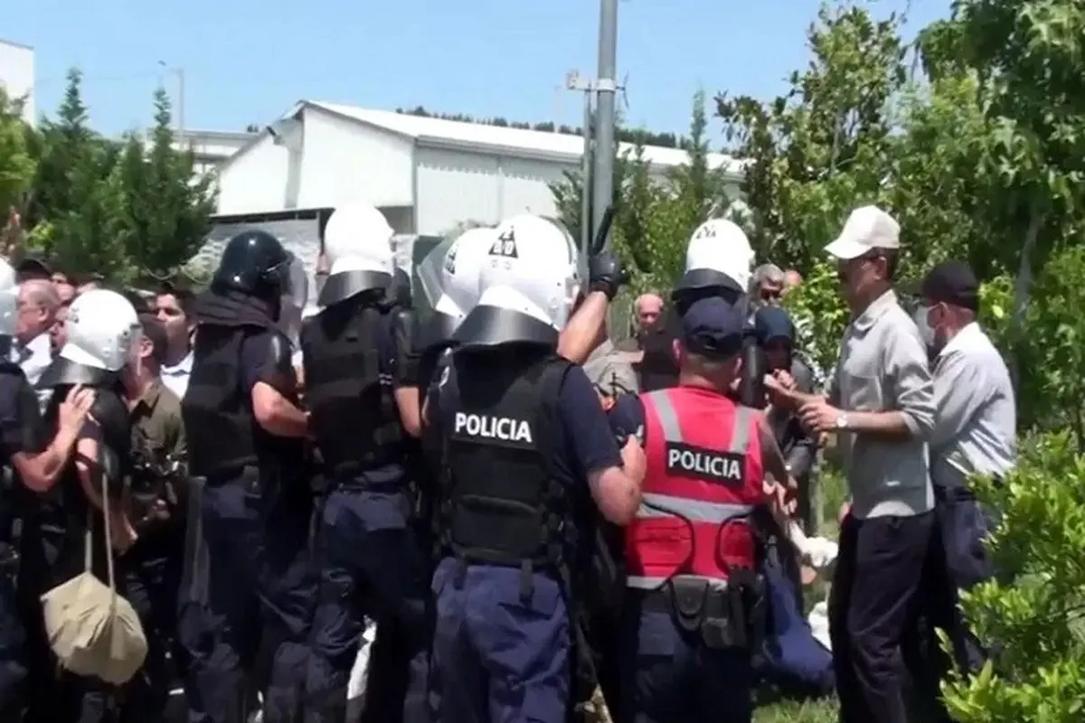 کنترل مقر منافقین در آلبانی به پلیس واگذار شد