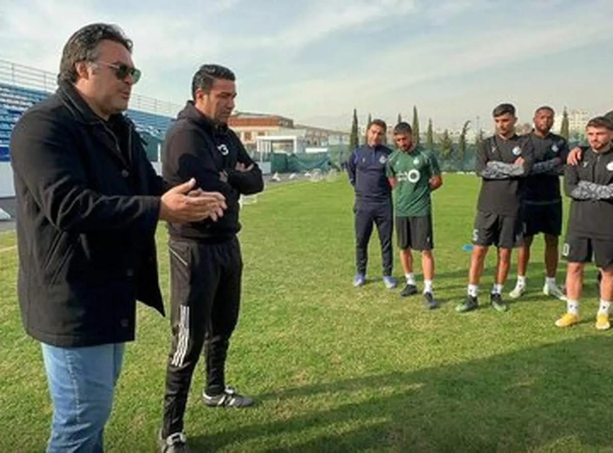 خوشآمدگویی خاص نکونام به آتیلا حجازی / عکس