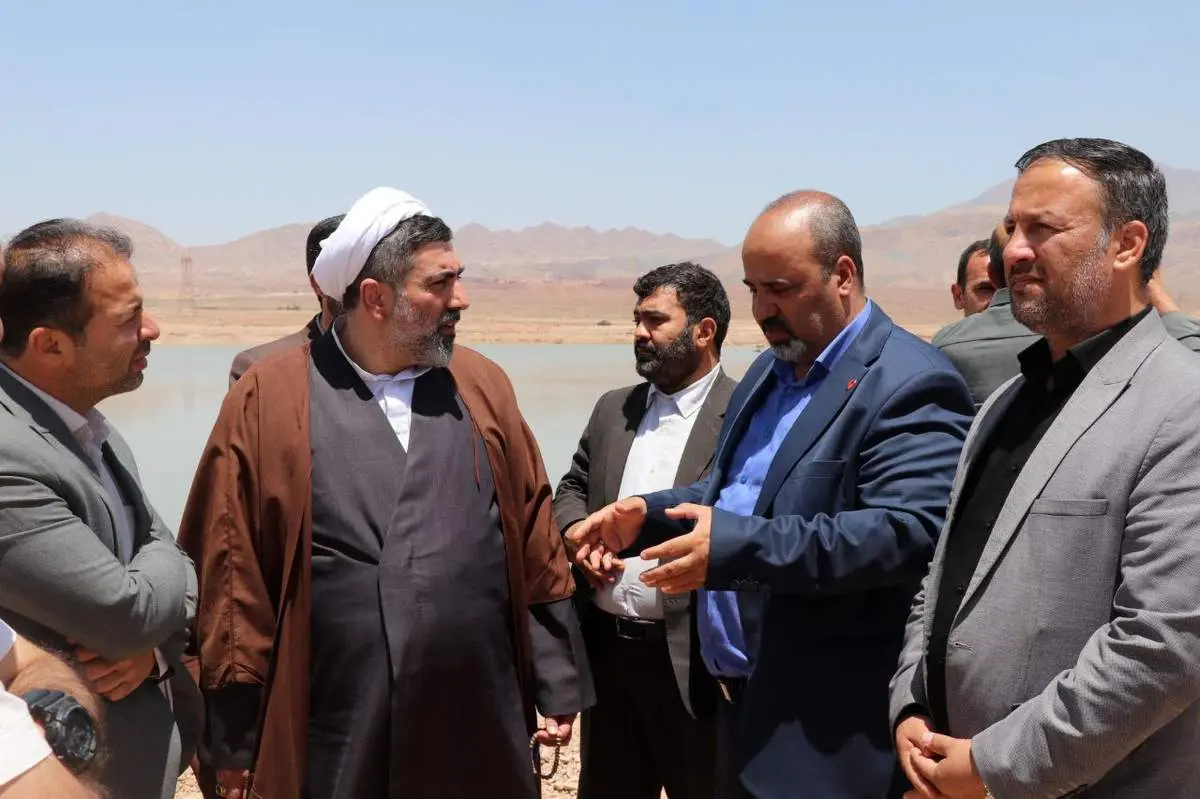 بازدید معاون اجتماعی و  پیشگیری از وقوع جرم دادگستری استان خراسان شمالی از سیل بند تغذیه ای خاکی شرکت آلومینای ایران