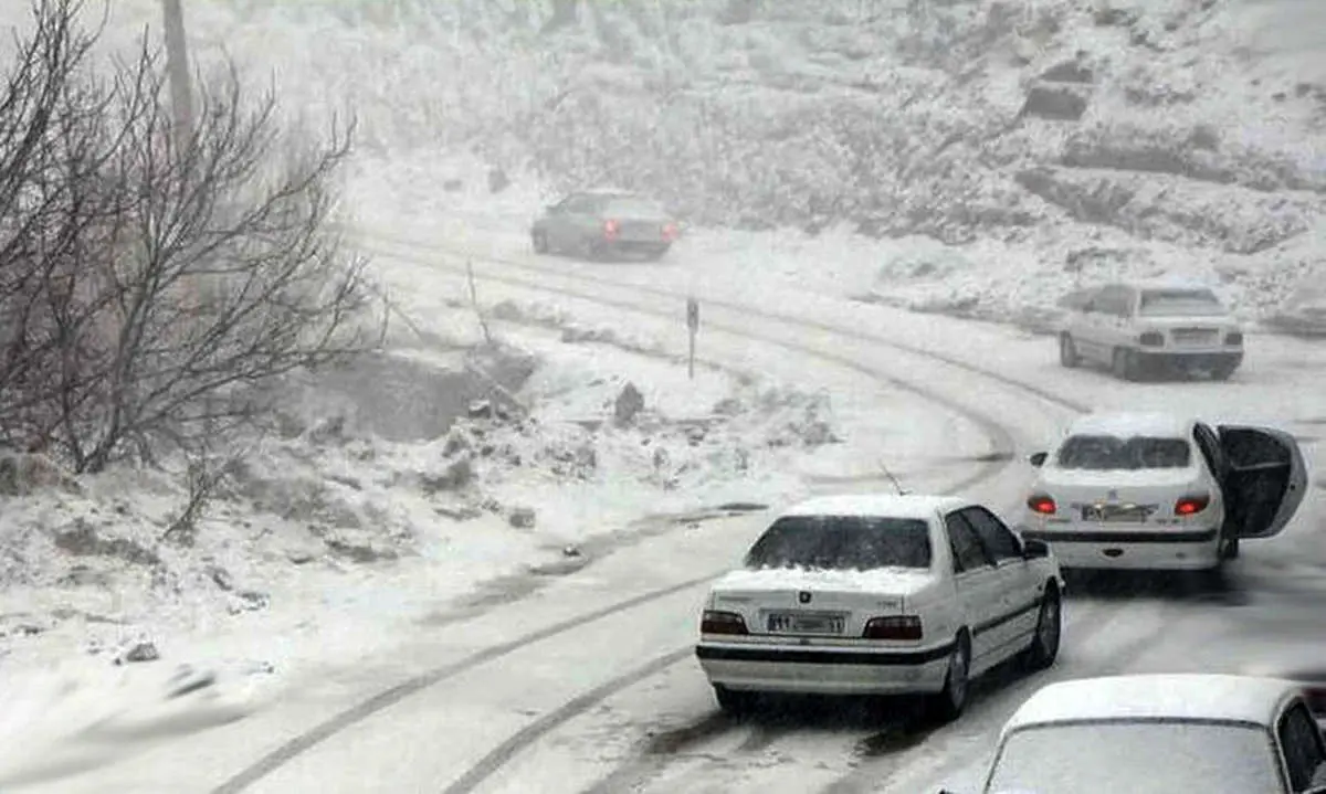 جاده های کدام استان ها برفی هستند؟