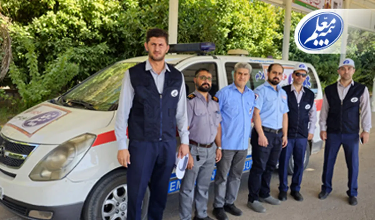 حضور گسترده آمبولانسهای بیمه معلم در مرزهای ایران و عراق