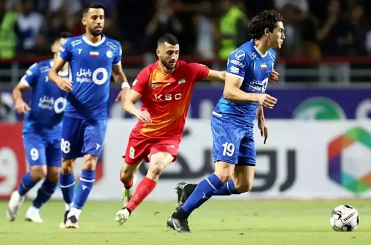 حواشی بازی استقلال و فولاد/ اعتراض نکونام به اعلام نشدن پنالتی