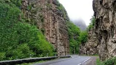 
تصاویری از کوه های جاده چالوس بعد از بارش برف دیشب
