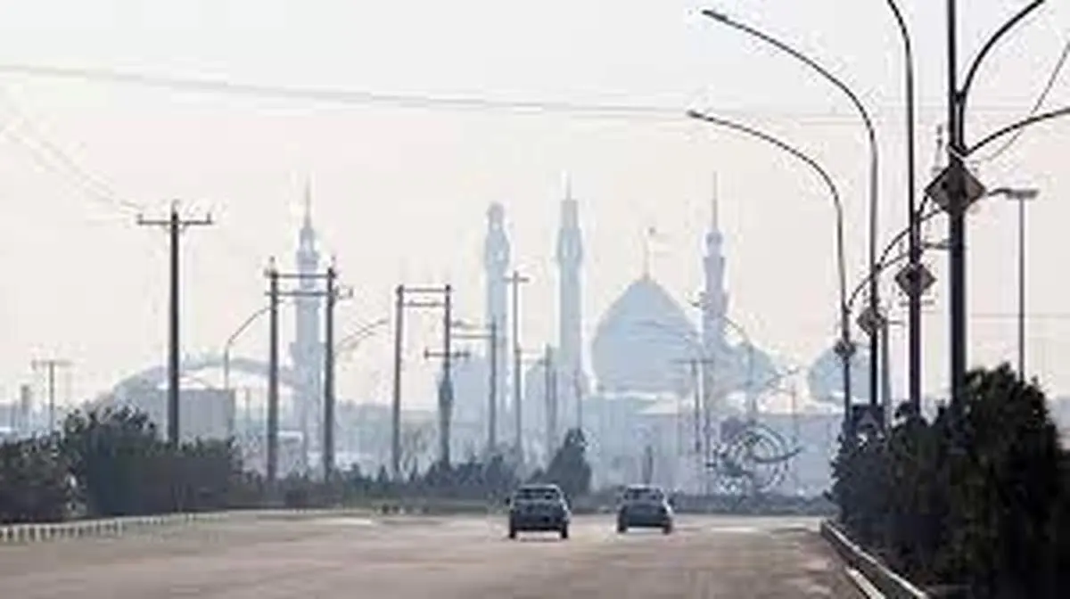 آلودگی هوا یک مدیر قمی را حبس کرد