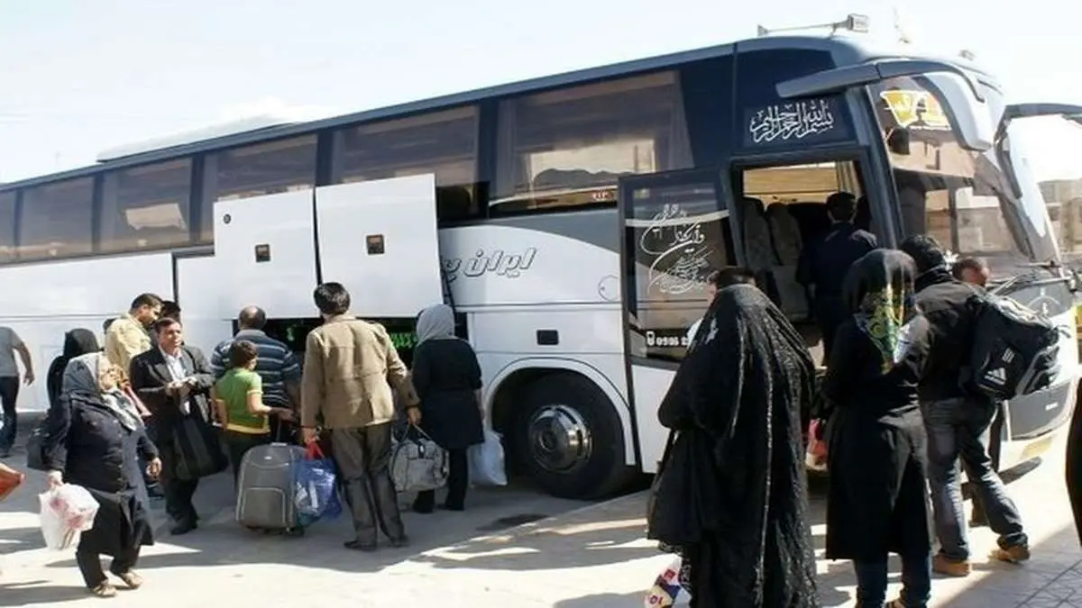 قیمت بلیت اتوبوس تا مرز مهران مشخص شد