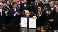 ترامپ: فرمان‌های اجرایی دوران بایدن را لغو می‌کنم