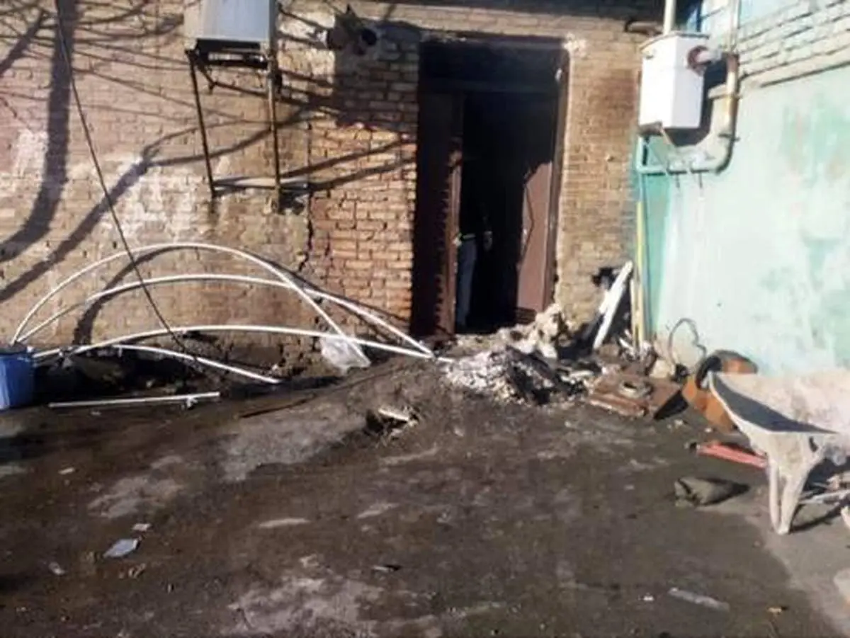 آتشسوزی صبحگاهی در مدرسه / عکس