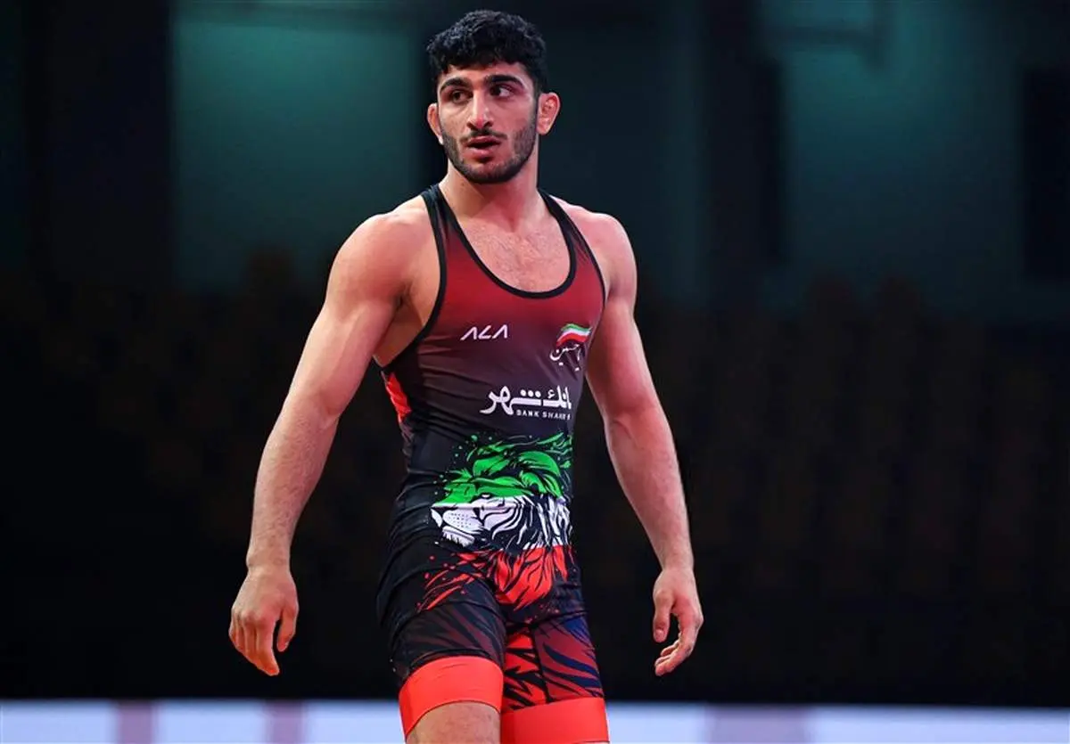 مدال برنز بر سینه دانیال سهرابی 