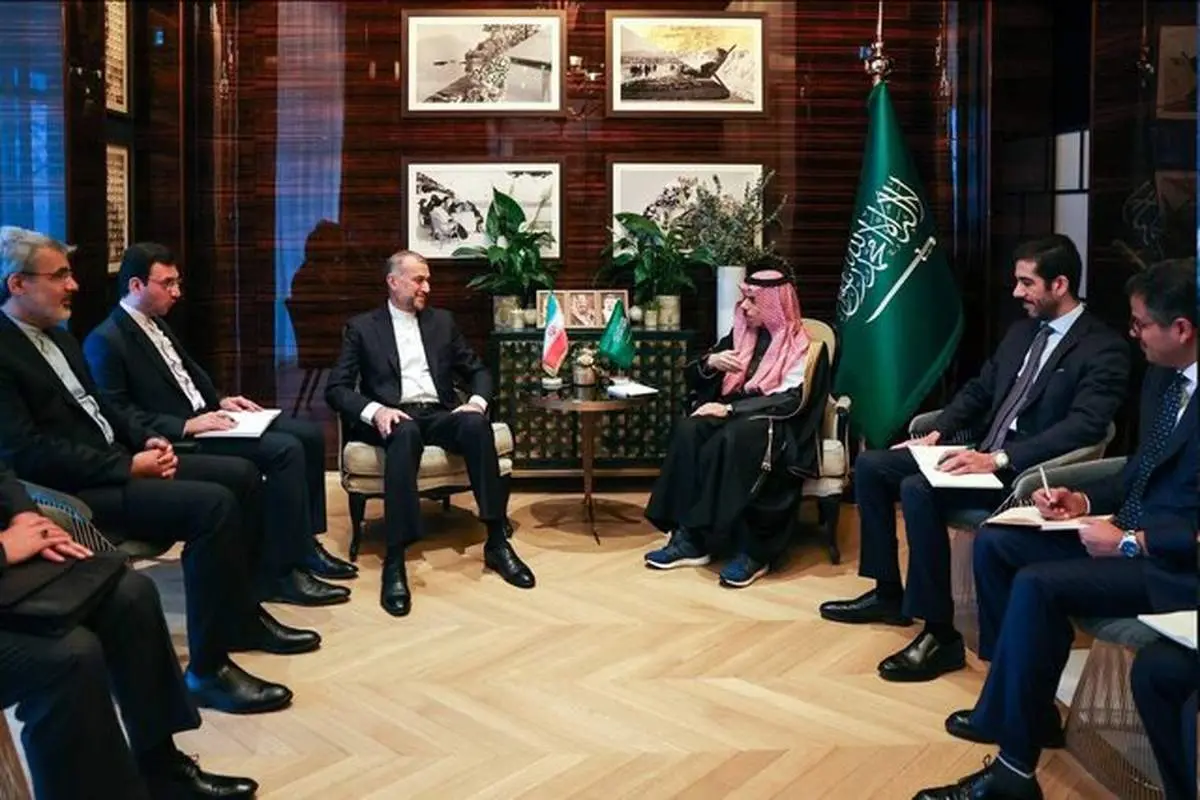 دیدار امیرعبداللهیان با وزیر خارجه عربستان