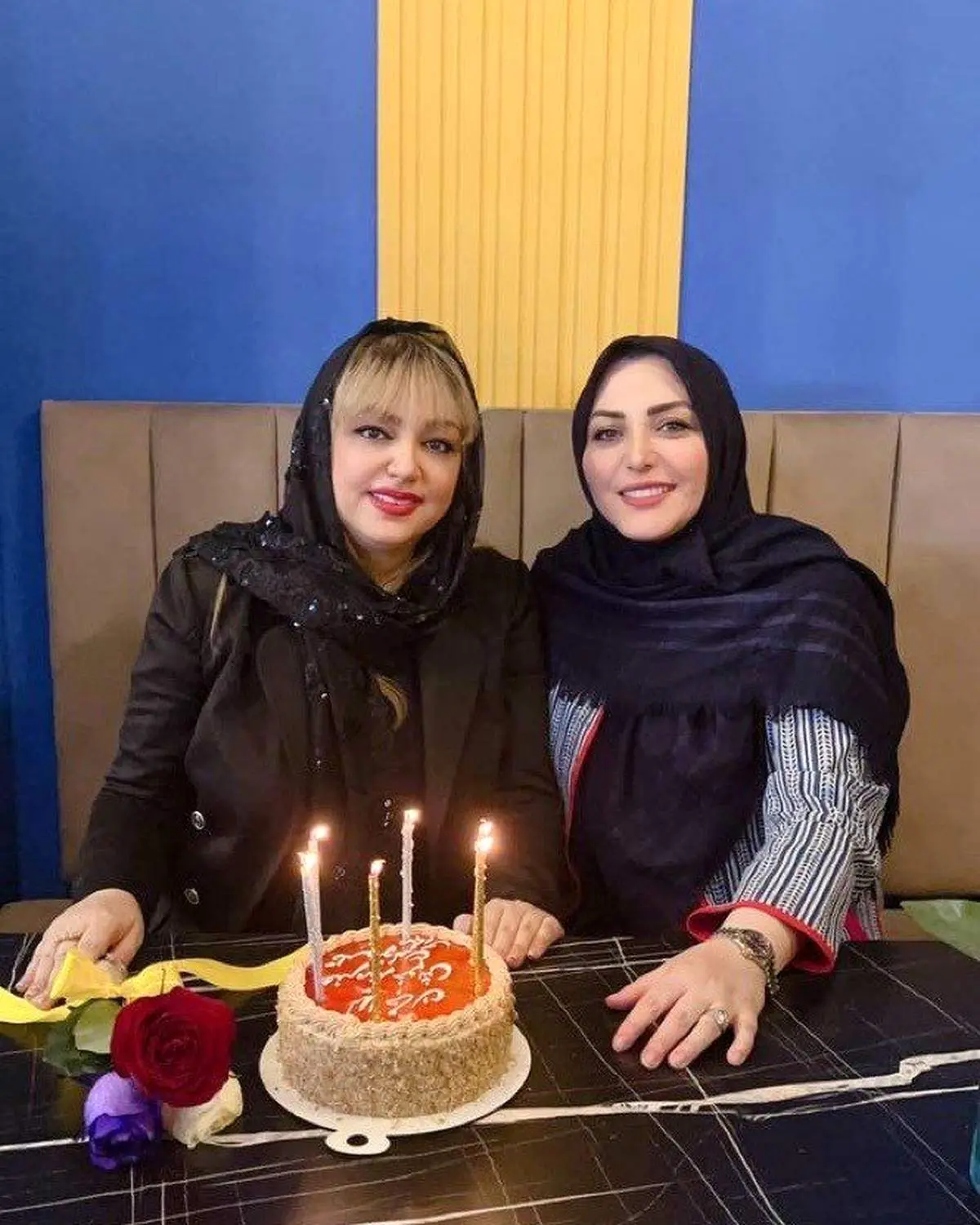 المیرا شریفی مقدم در جشن تولد بازیگر «خواب و بیدار»