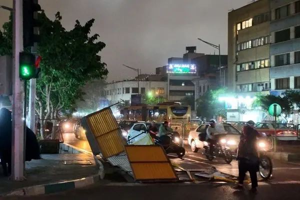 طوفان جان هموطن تهرانی را گرفت