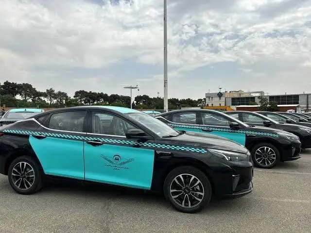 اولین تاکسی برقی تهران پلاکگذاری شد