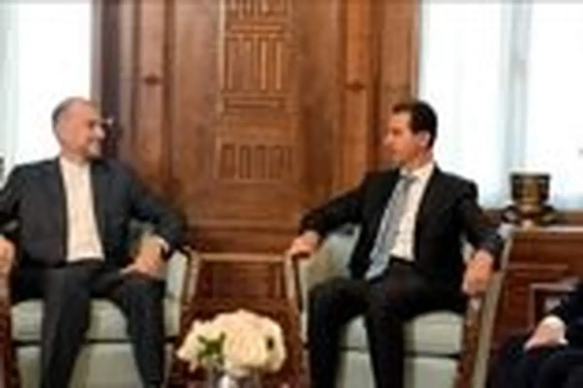 امیر عبدالهیان با بشار اسد دیدار کرد