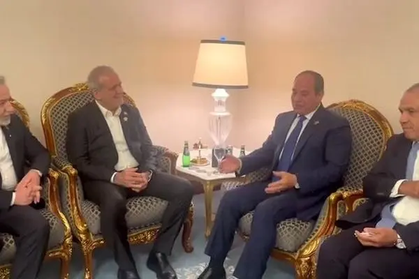 بیانیه ریاست‌ جمهوری مصر درباره دیدار با پزشکیان