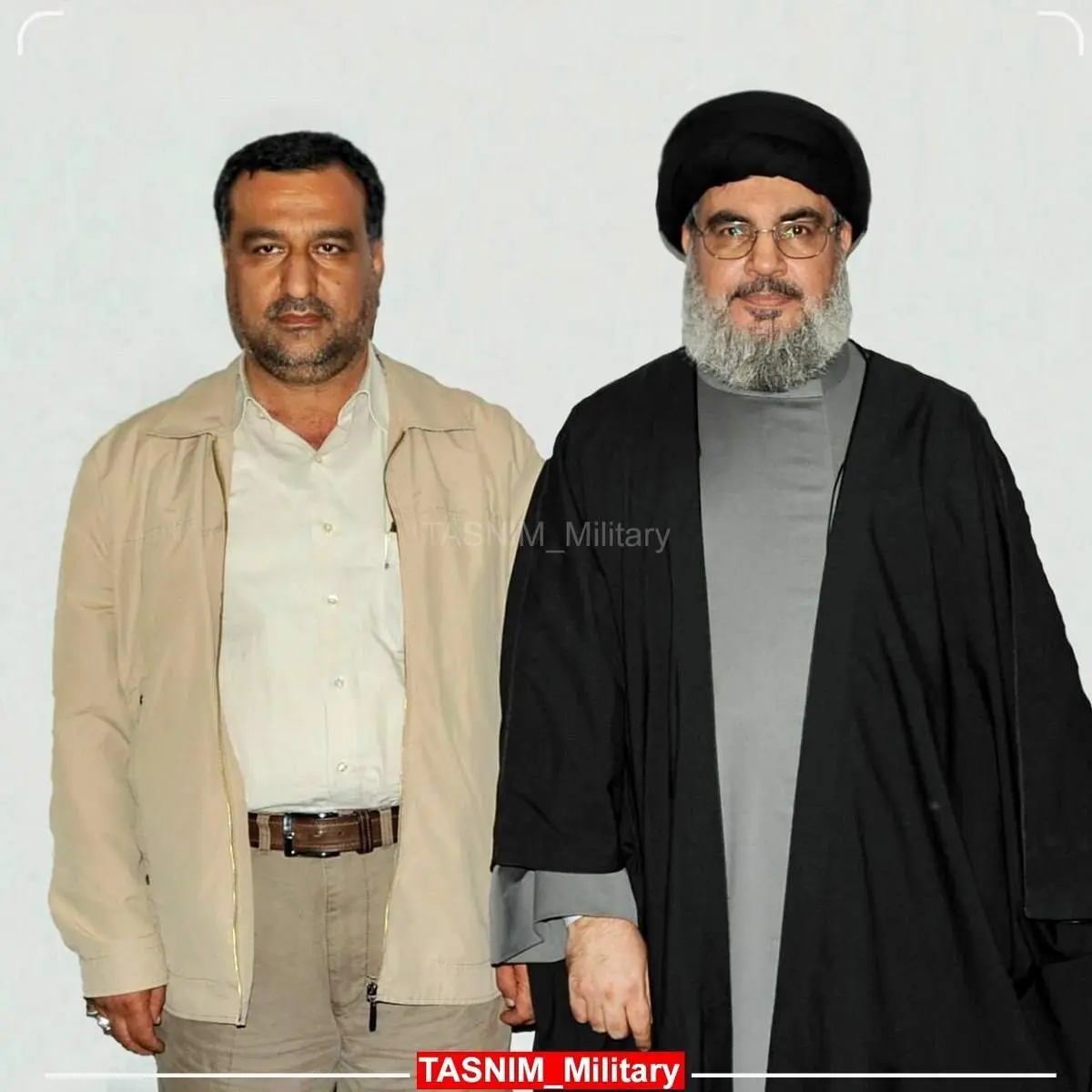 تصویری از سردار سیدرضی در کنار سیدحسن نصرالله