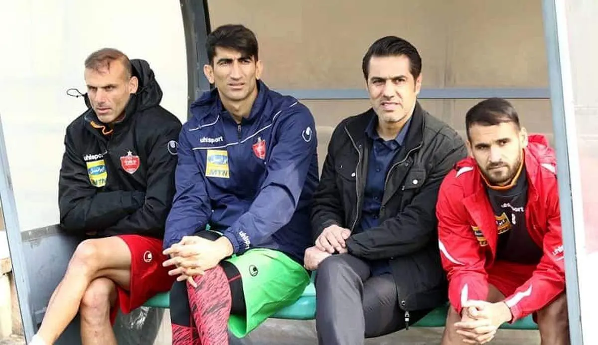 ببینید | تصویری از آشتیکنان پیروانی و بیرانوند با حضور دروازهبانان پرسپولیس