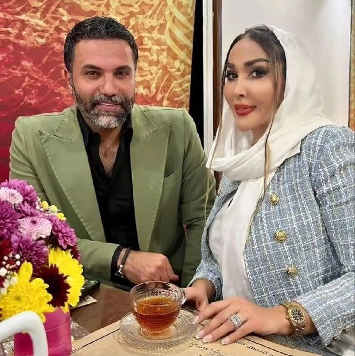  سالگرد ازدواج علیرضا نیکبخت و همسر چهارمش
