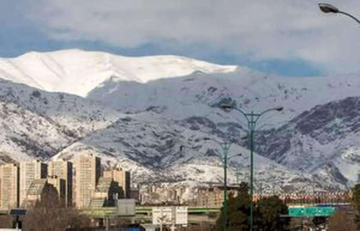تهران در پیشبینی وضعیت جوی/ باد شدید و برف در برخی مناطق
