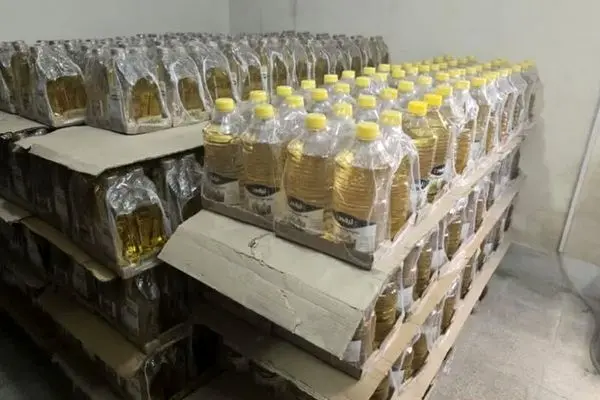 ضبط انبار غیرمجاز روغن خوراکی در یک منزل شخصی