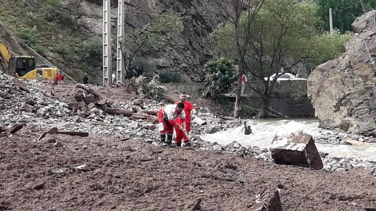 وضعیت فعلی جاده چالوس بعد از سیلاب