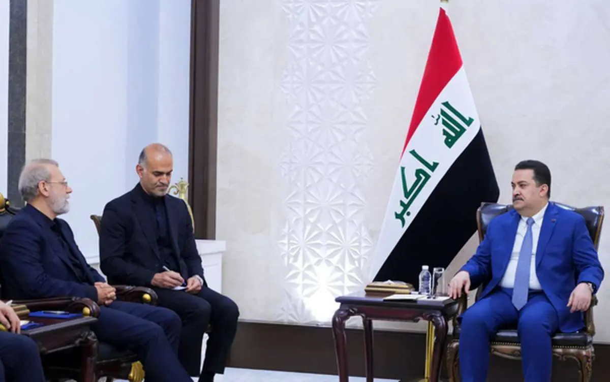 دیدار لاریجانی با نخستوزیر عراق
